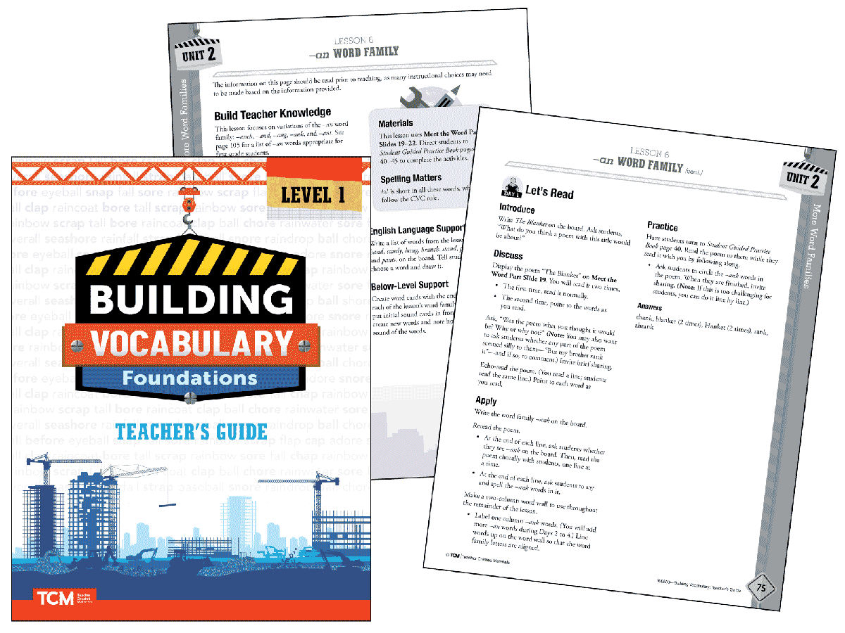 Building Vocabulary 2nd Edition: Level 1 Kit